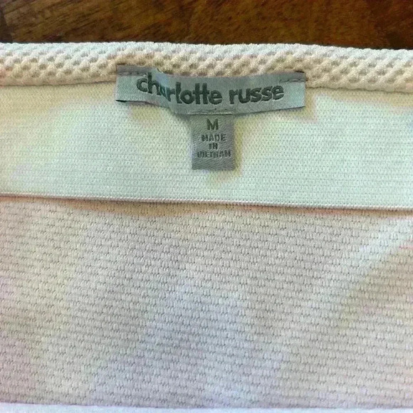 Charlotte Russe Baby Pink Sparkle Pencil Skirt size M - Picture 4 of 8